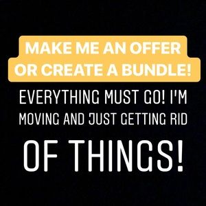 MAKE ME AN OFFER OR CREATE A BUNDLE